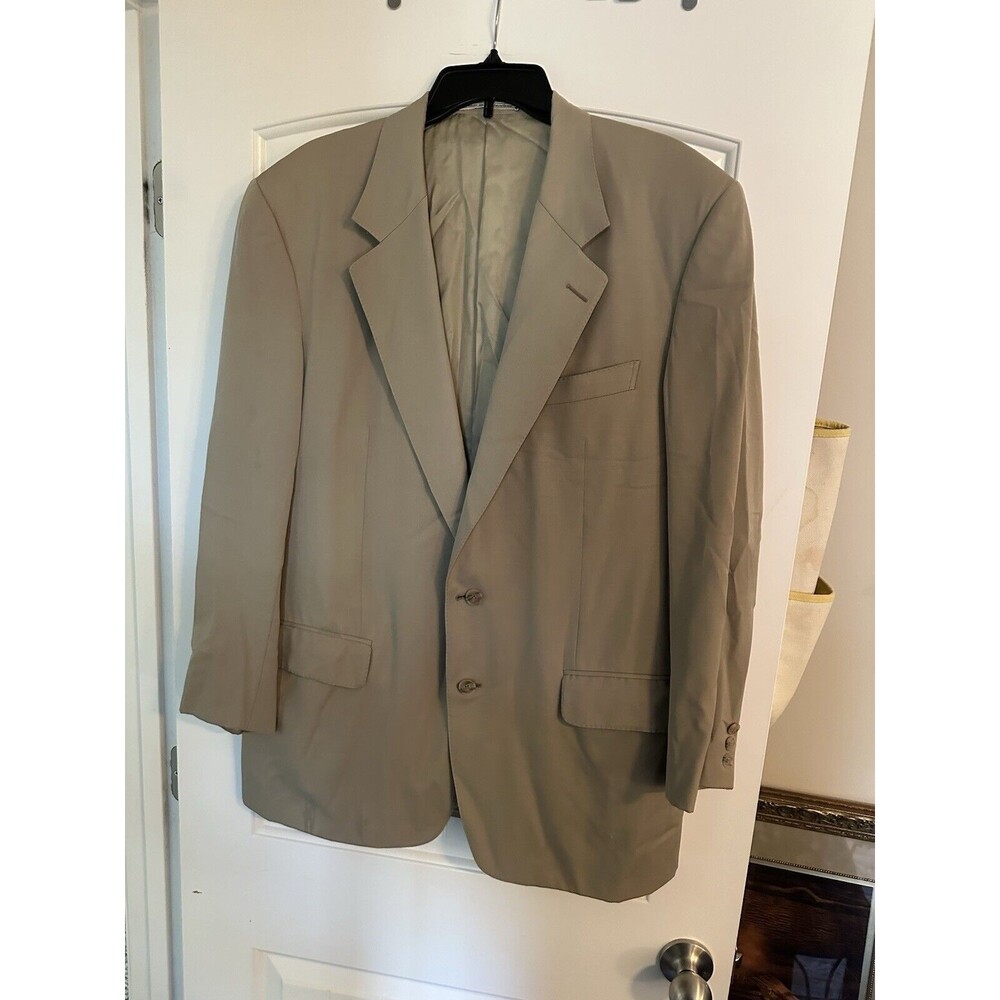Ermenegildo Zegna Tan Suit ,Custom, Made Switzerland, Super100’s **please Read**